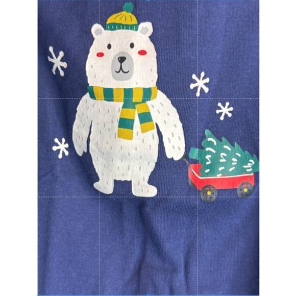 Cat & Jack Winter Holiday Theme Sleepwear 2 piece Set Unisex 4T NWT - Picture 3 of 8